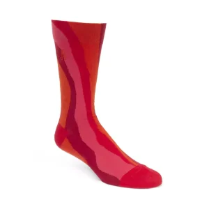 Accessories^Fluevog Shoes Rogue Vog Socks | Colourful Wiggle Sock Red Combo