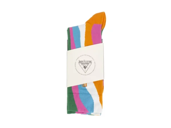 Men's^Fluevog Shoes Rogue Vog Socks | Colourful Wiggle Sock Multi Combo