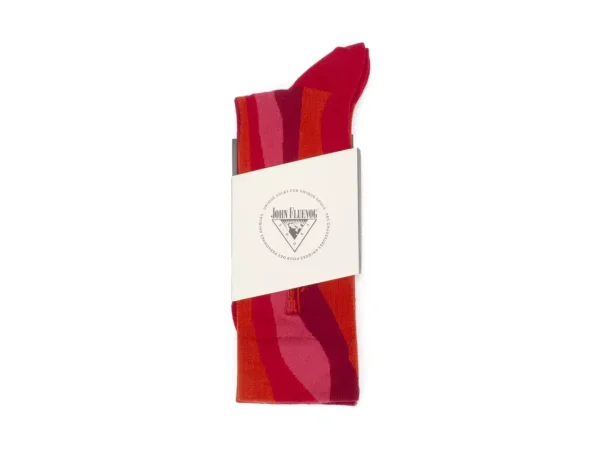 Accessories^Fluevog Shoes Rogue Vog Socks | Colourful Wiggle Sock Red Combo