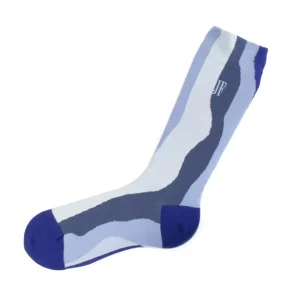 Accessories^Fluevog Shoes Rogue Vog Socks | Colourful Wiggle Sock Blue Combo