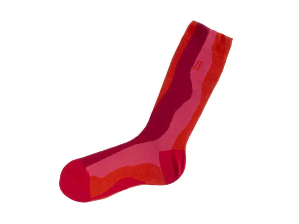 Accessories^Fluevog Shoes Rogue Vog Socks | Colourful Wiggle Sock Red Combo