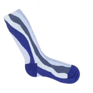 Accessories^Fluevog Shoes Rogue Vog Socks | Colourful Wiggle Sock Blue Combo