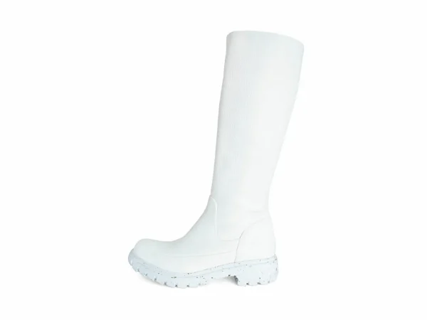 Men's^Fluevog Shoes Samedi | Tall Zip-Up Boot White