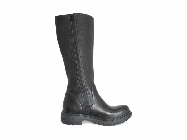 Women's^Fluevog Shoes Samedi | Tall Zip-Up Boot Black