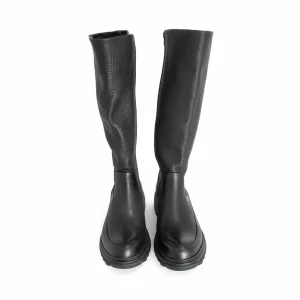 Women's^Fluevog Shoes Samedi | Tall Zip-Up Boot Black