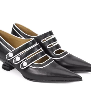Women's^Fluevog Shoes Sheila | Triple Strap Pump Black