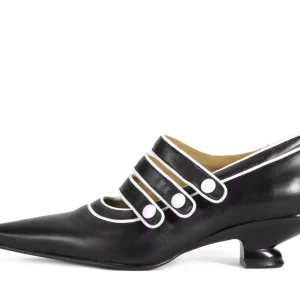 Women's^Fluevog Shoes Sheila | Triple Strap Pump Black