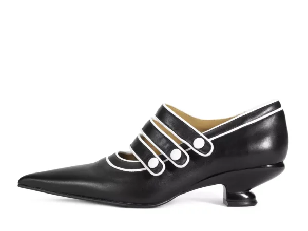 Women's^Fluevog Shoes Sheila | Triple Strap Pump Black