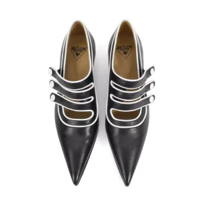Women's^Fluevog Shoes Sheila | Triple Strap Pump Black