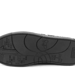 Men's^Fluevog Shoes Slalom | Vegan Slip-On Shoe Black & White