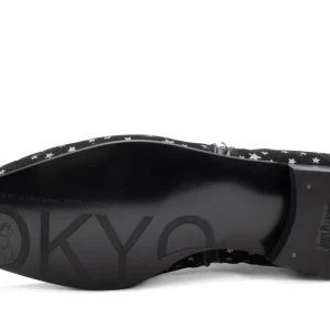 Men's^Fluevog Shoes Smith | Double Zip Ankle Boot Black Stars