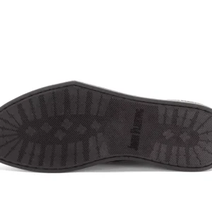 Men's^Fluevog Shoes Snazzy | Slip-On Leather Shoe Black/Green