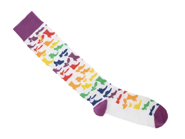 Accessories^Fluevog Shoes Stanzi Vog Socks | Shoe Filled Sock Rainbow