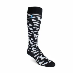 Accessories^Fluevog Shoes Stanzi Vog Socks | Shoe Filled Sock Black/White