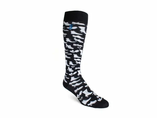 Accessories^Fluevog Shoes Stanzi Vog Socks | Shoe Filled Sock Black/White