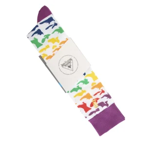 Accessories^Fluevog Shoes Stanzi Vog Socks | Shoe Filled Sock Rainbow