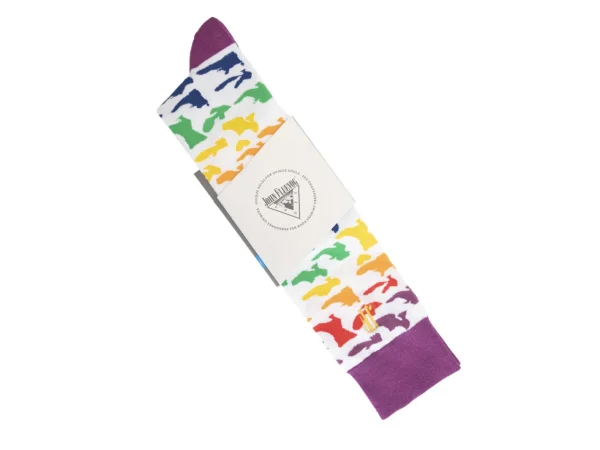 Accessories^Fluevog Shoes Stanzi Vog Socks | Shoe Filled Sock Rainbow
