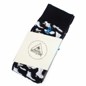 Accessories^Fluevog Shoes Stanzi Vog Socks | Shoe Filled Sock Black/White