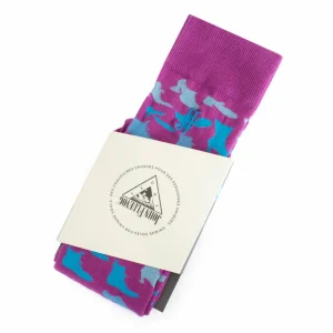 Accessories^Fluevog Shoes Stanzi Vog Socks | Shoe Filled Sock Purple