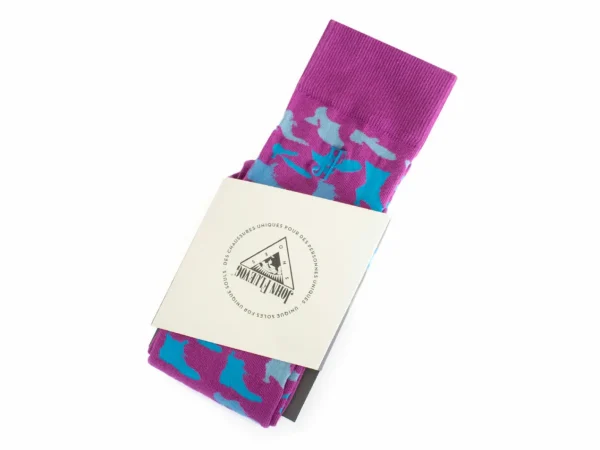 Accessories^Fluevog Shoes Stanzi Vog Socks | Shoe Filled Sock Purple
