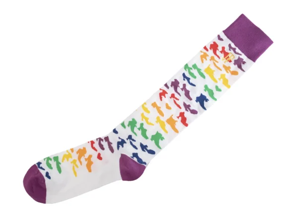 Accessories^Fluevog Shoes Stanzi Vog Socks | Shoe Filled Sock Rainbow