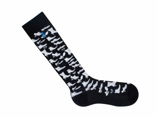 Accessories^Fluevog Shoes Stanzi Vog Socks | Shoe Filled Sock Black/White