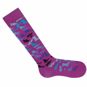 Accessories^Fluevog Shoes Stanzi Vog Socks | Shoe Filled Sock Purple