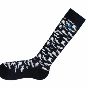 Accessories^Fluevog Shoes Stanzi Vog Socks | Shoe Filled Sock Black/White