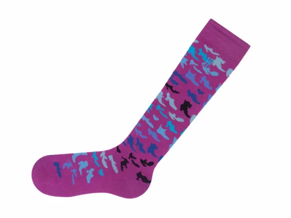 Accessories^Fluevog Shoes Stanzi Vog Socks | Shoe Filled Sock Purple