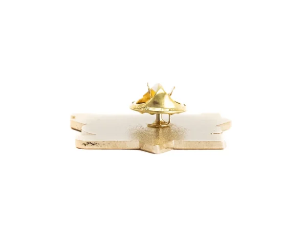 Accessories^Fluevog Shoes 50Th Anniversary Pin | Custom Enamel Pin Gold