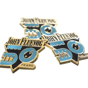 Accessories^Fluevog Shoes 50Th Anniversary Pin | Custom Enamel Pin Gold
