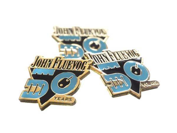 Accessories^Fluevog Shoes 50Th Anniversary Pin | Custom Enamel Pin Gold