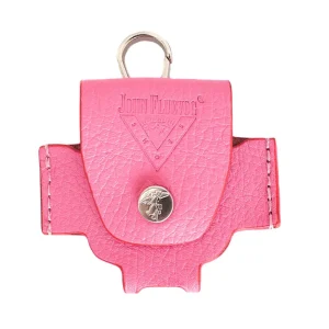 Men's^Fluevog Shoes The Pete Case | Leather Airpods Case Pink