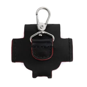 Accessories^Fluevog Shoes The Pete Case | Leather Airpods Case Black/Red