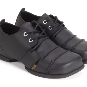Men's^Fluevog Shoes Therese | Lace-Up Shoe With Cut-Outs Black