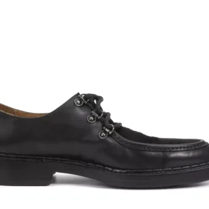 Men's^Fluevog Shoes Thorp | D-Ring Lace-Up Shoe Black