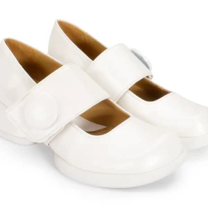 Women's^Fluevog Shoes Tippi | Leather Mary Jane Off-White