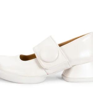 Women's^Fluevog Shoes Tippi | Leather Mary Jane Off-White