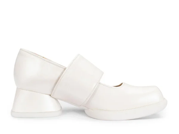 Women's^Fluevog Shoes Tippi | Leather Mary Jane Off-White