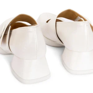 Women's^Fluevog Shoes Tippi | Leather Mary Jane Off-White