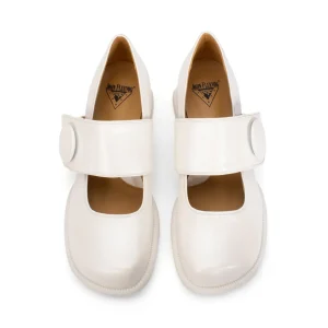 Women's^Fluevog Shoes Tippi | Leather Mary Jane Off-White