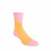 Accessories^Fluevog Shoes Tobiko Vog Socks | Contrast Pattern Sock Peach/Pink