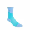 Men's^Fluevog Shoes Tobiko Vog Socks | Contrast Pattern Sock Turquoise/Blue