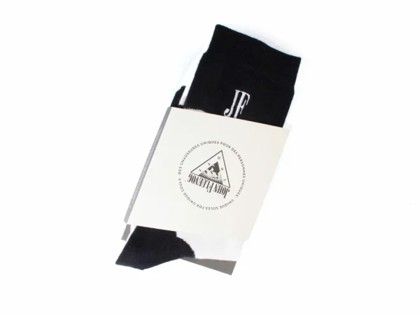 Accessories^Fluevog Shoes Tobiko Vog Socks | Contrast Pattern Sock Black/White