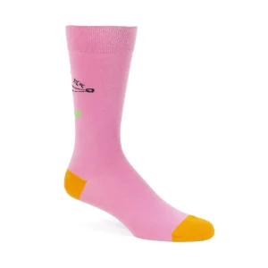 Accessories^Fluevog Shoes Toph Vog Socks | Floral Freddy Sock Pink/Orange