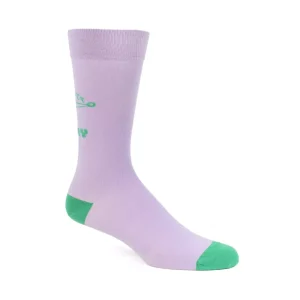 Accessories^Fluevog Shoes Toph Vog Socks | Floral Freddy Sock Lavender/Teal