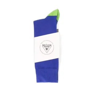 Accessories^Fluevog Shoes Toph Vog Socks | Floral Freddy Sock Blue/Green