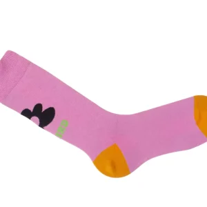 Accessories^Fluevog Shoes Toph Vog Socks | Floral Freddy Sock Pink/Orange