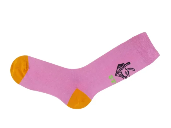 Accessories^Fluevog Shoes Toph Vog Socks | Floral Freddy Sock Pink/Orange