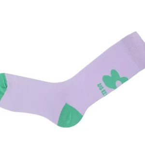 Accessories^Fluevog Shoes Toph Vog Socks | Floral Freddy Sock Lavender/Teal